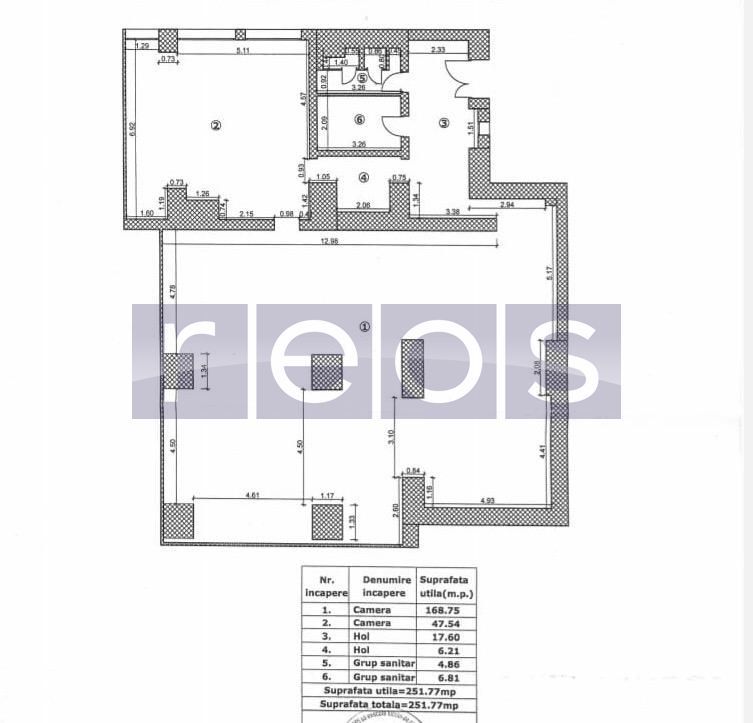 ÎNCHIRIERE SPATIU COMERCIAL | 250 MP | ZONA CENTRALA | PIAȚA  VICTORIEI - Schiță 11
