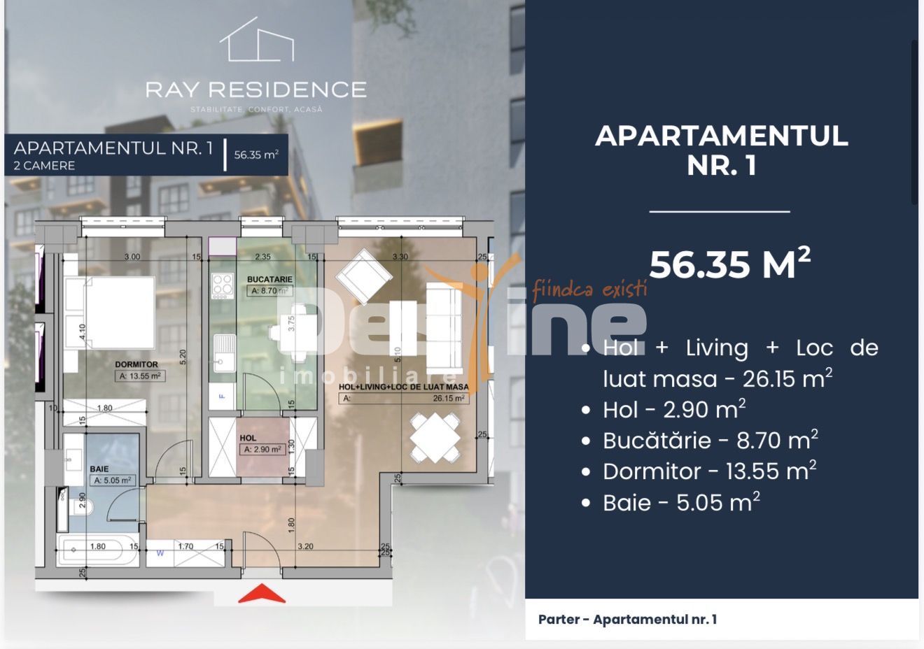Complex Ray Residence - 2 Camere - Poză 3