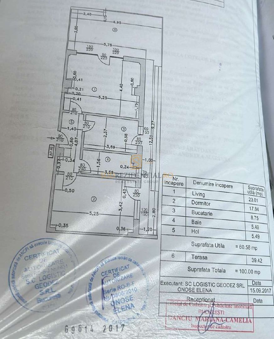 Apartament 2 camere, terasa proprie, Drumul Jilavei - Metrou Aparatori - Schiță 7