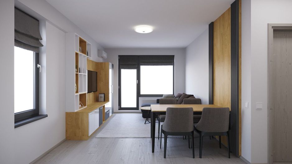 Apartament 3 camere de inchirat Rond OMV Pipera Curte proprie 45M - Poză 8