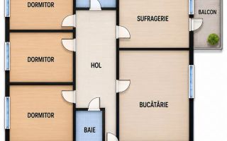 Apartament 4 Camere I Decomandat I Etaj 2 I Vasile Aaron - Poză 8