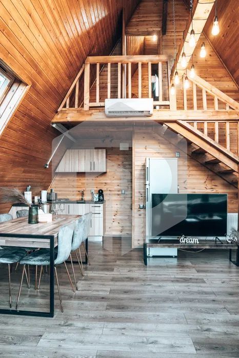 Cabana A Frame de vanzare - Teren 1000mp - Tocile - 90mpu - 3 camere - Poză 5