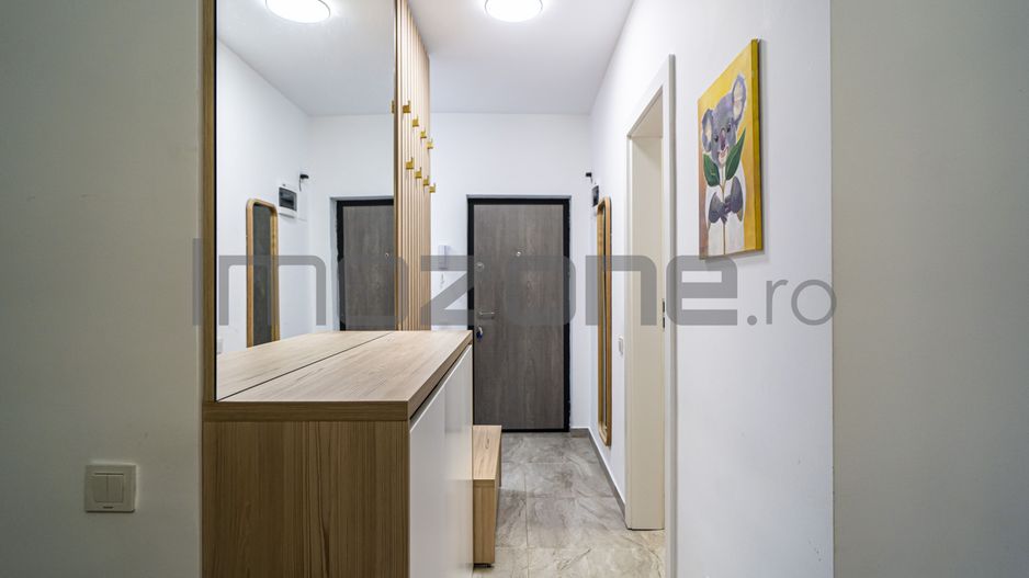 Plaza Mall, 2 camere, decomandat, 60 mp, etaj 2, mobilat, parcare subsol, boxa - Poză 14