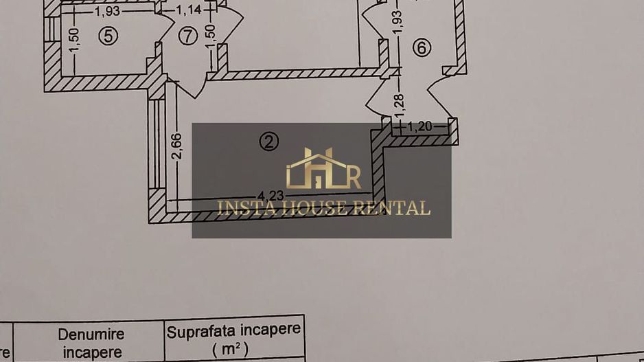 Oportunitate! 3 camere cu boxă și balcon langa  Piața Progresul - Schiță 15