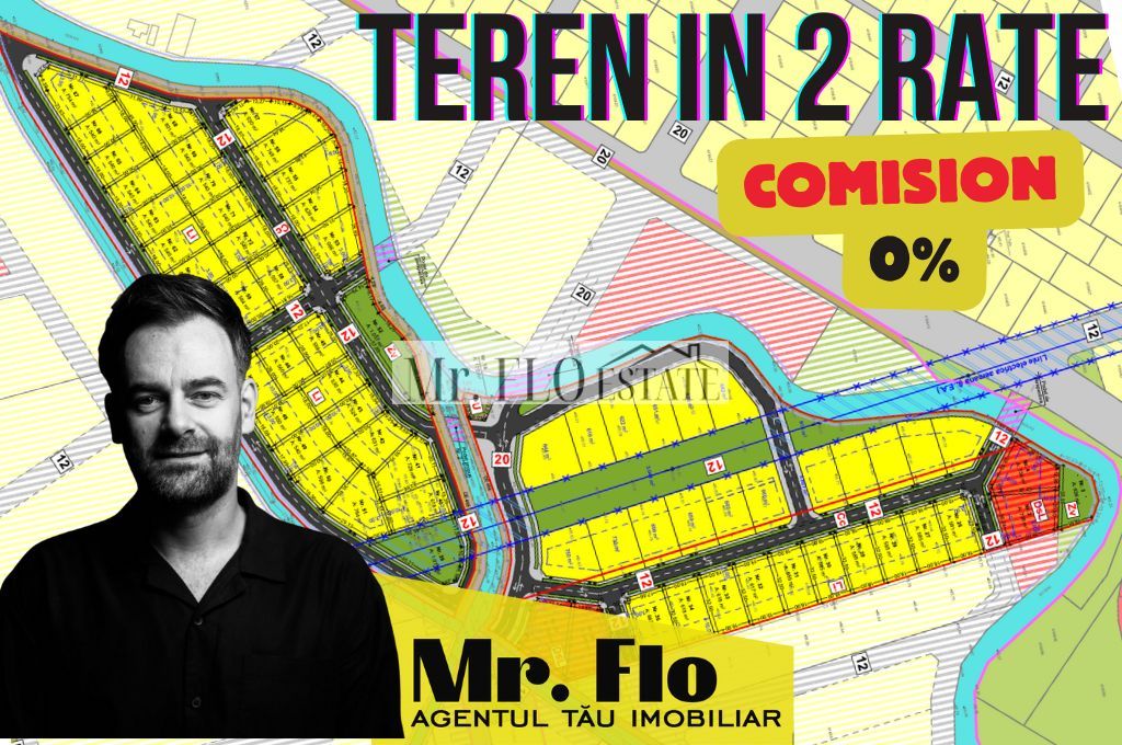 Teren in 2 rate de vanzare Scalaz - COMISION 0 - Poză 1