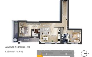 Apartament 3 Camere | Pipera Plaza - Poză 4