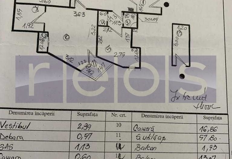 VANZARE APARTAMENT 3 CAMERE DACIA EMINESCU 80MP SEMIDEOMANDAT TERASA MARE - Poză 15
