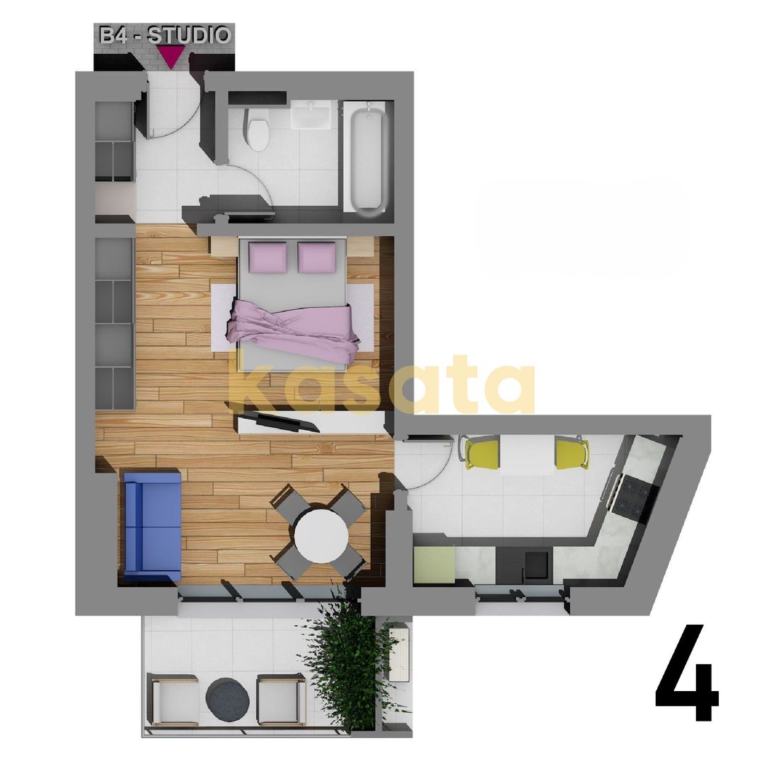Studio 39mp utili cu finisaje premium | Virtuții | Metrou aproape - Poză 2