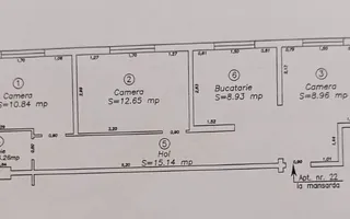 COMISION 0% | Mansarda 3 camere | 60 mp | Aradului langa Piata Verde. - Poză 15