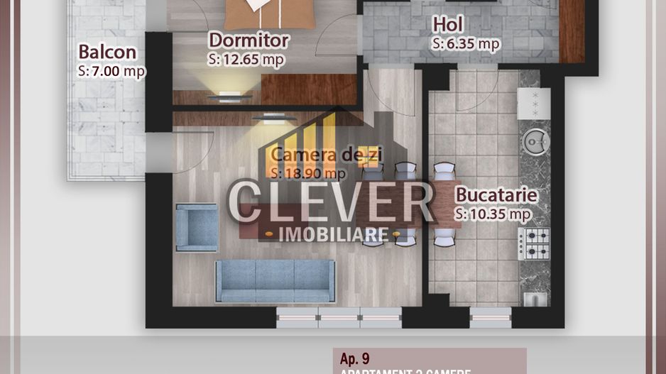 Apartament 2 camere Pallady, 60 mp, comision 0% - Poză 5