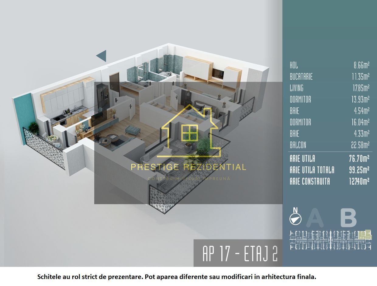 Auchan Titan-AP.3 cam.finalizat-Pallady-Auchan-Lidl - Poză 2