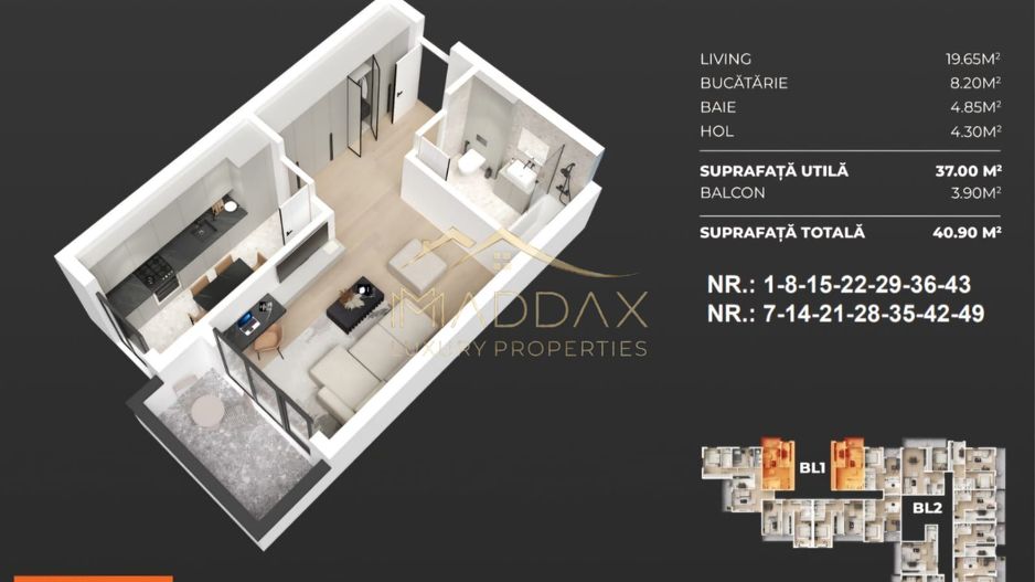 Garsoniera / 40.90 mp/ Popesti Leordeni/ zona Berceni - Poză 1