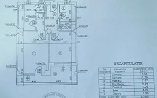 Apartament 2 camere | renovat | bloc anvelopat | Ion Mihalache, Turda - Schiță 13