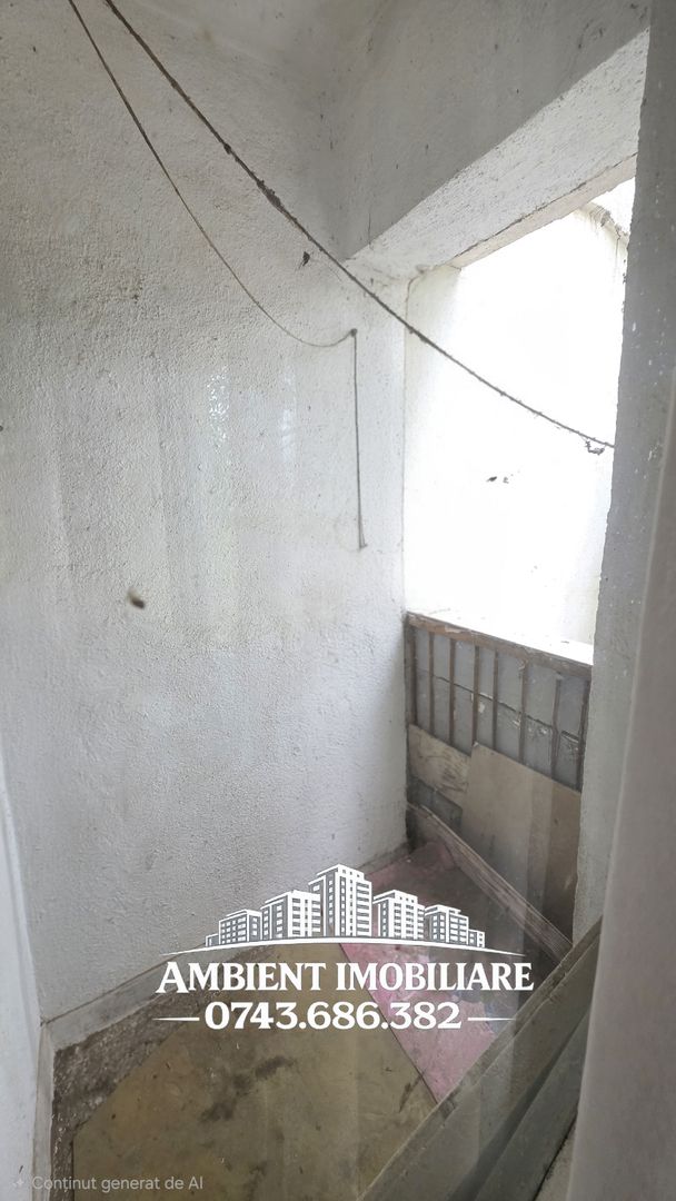 Apartament cu 1 cameră, ETAJ 1, VASLUI - zona FEROVIARI; - Poză 7