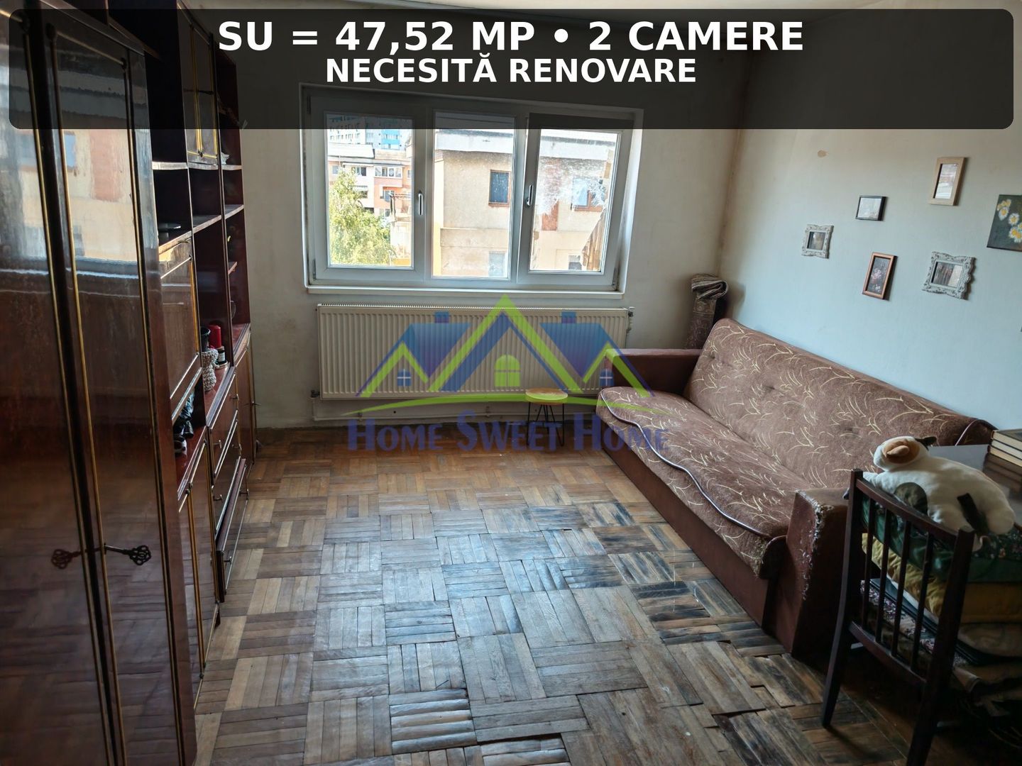 Apartament 2 camere, dec.,zona GP Plaza Mall, et. 4, st-50mp, pret neg - Poză 5
