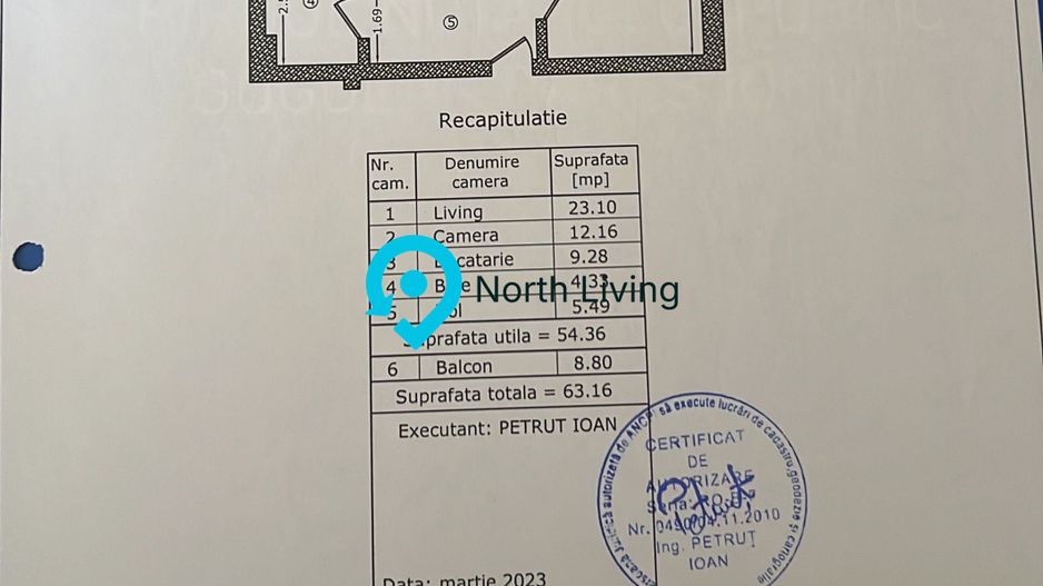 Apartament de vânzare în Sector 4 – Berceni - 2 camere -63 mp - Poză 7