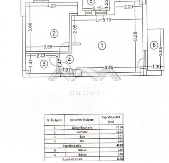 Apartament 2 camere Otopeni central, finisaje la alegere, preț avantajos! - Schiță 7