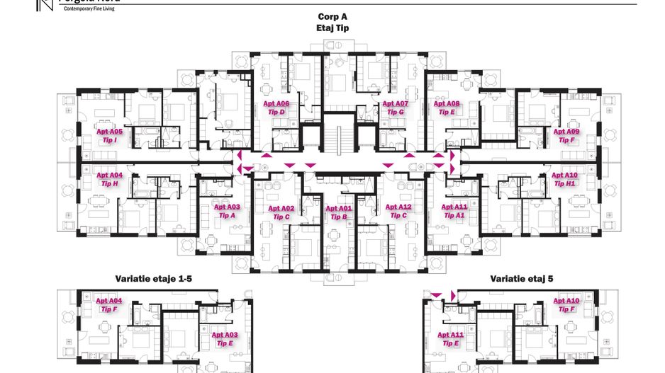 Apartament Tip H, etaj 1 - 6 - Poză 3