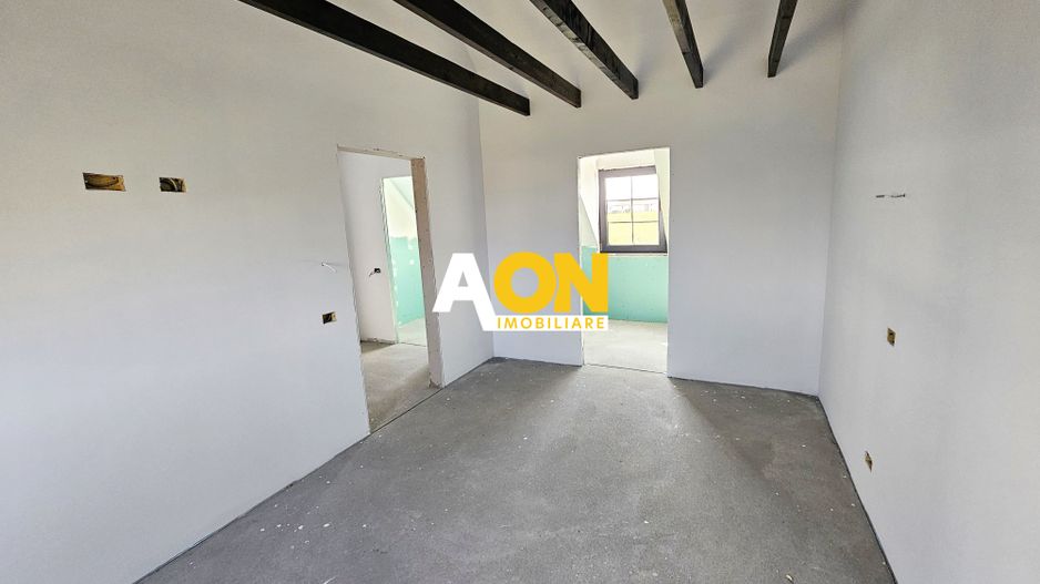 Casa semifinisata, eficienta energetic, 4 camere, 355 mp teren - Poză 16