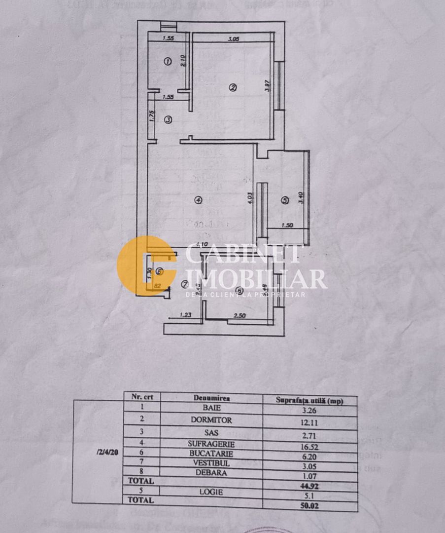 EXCLUSIVITATE - 2 camere - Copou - 50mp - Poză 3