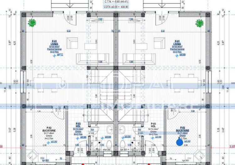 Casa tip Duplex cu 4 camere ,in Cristian - Schiță 5