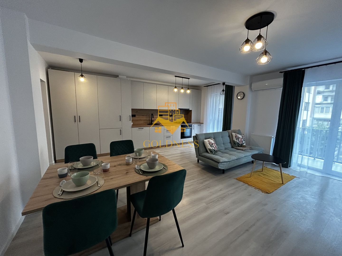 2 camere open space,Parcare, Modern, Zona Porii, Lidl, Floresti - Poză 4