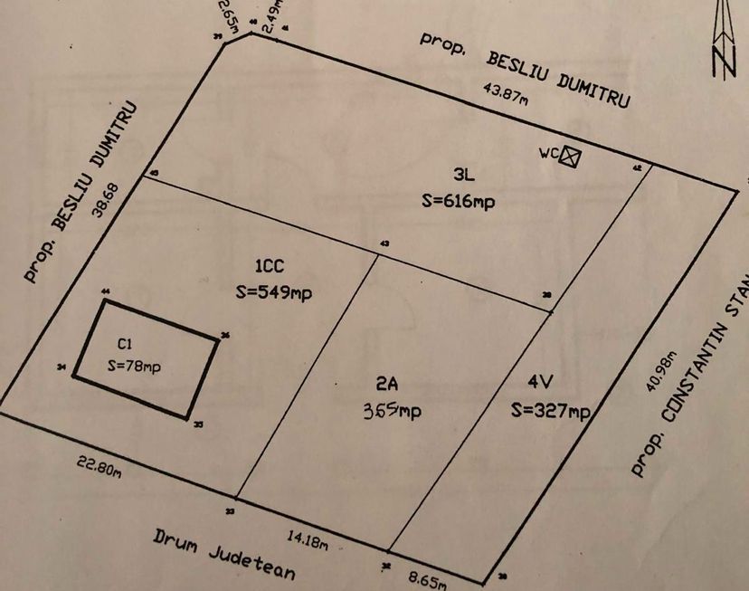Casa 3 camere Parter Giurgiu Com Bucsani - Schiță 6