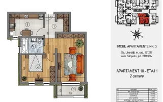 DEZVOLTATOR - Apartament 2 camere Etaj 1 SUPER PROMOȚIE!!! - Poză 11