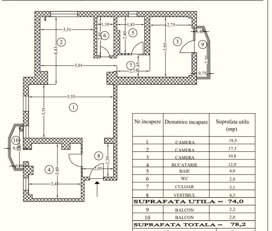 Vanzare Apartament 3 Camere cu Centrala la 2 minute de Mall Vitan - Poză 8