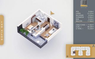 2 Camere Pallady,7 min Metrou N Teclu,Ultimele unitati - Poză 4