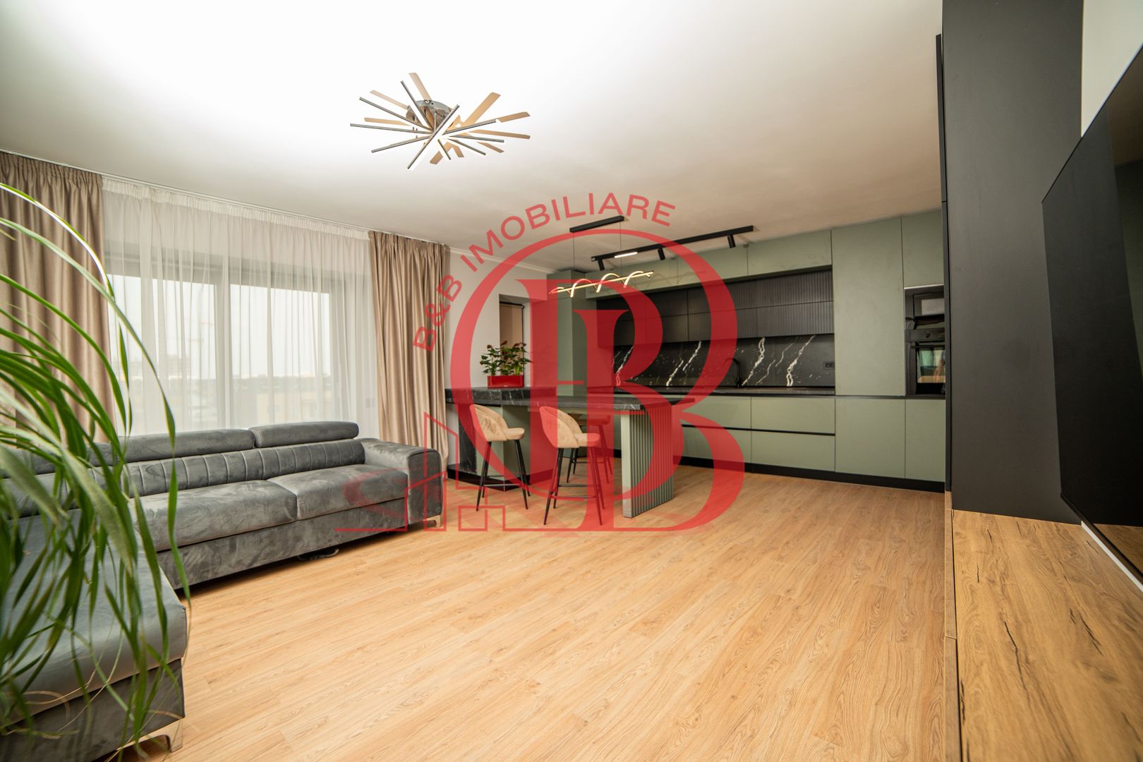 Penthouse 2 camere  panouri solare pompa caldura mobilat-utilat - Poză 10