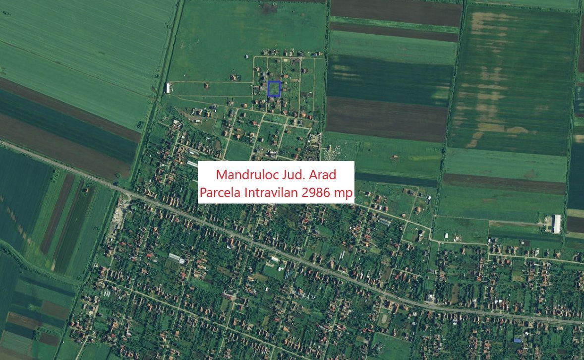 Teren intravilan rezidential de vânzare Manduloc, jud. Arad, - Poză 2