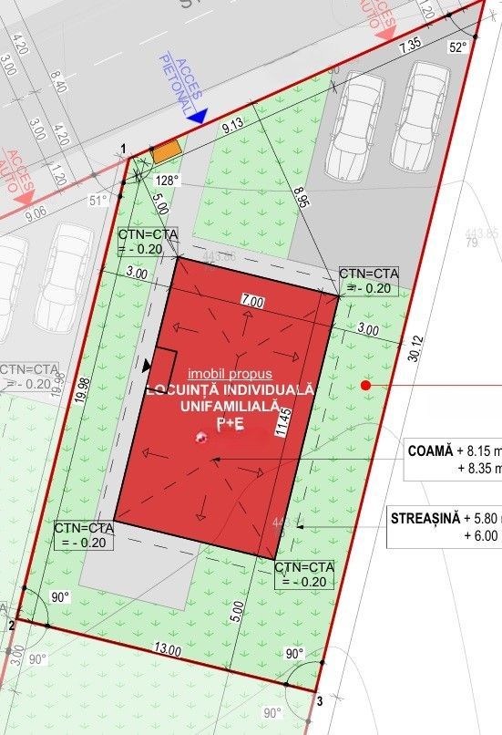 Casă individuală 326 mp teren - La cheie - Cristian, Sibiu - Schiță 9