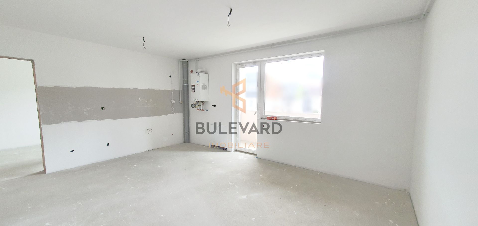 Apartament cu 2 camere semifinisat, zona strazii Cetatii! - Poză 1