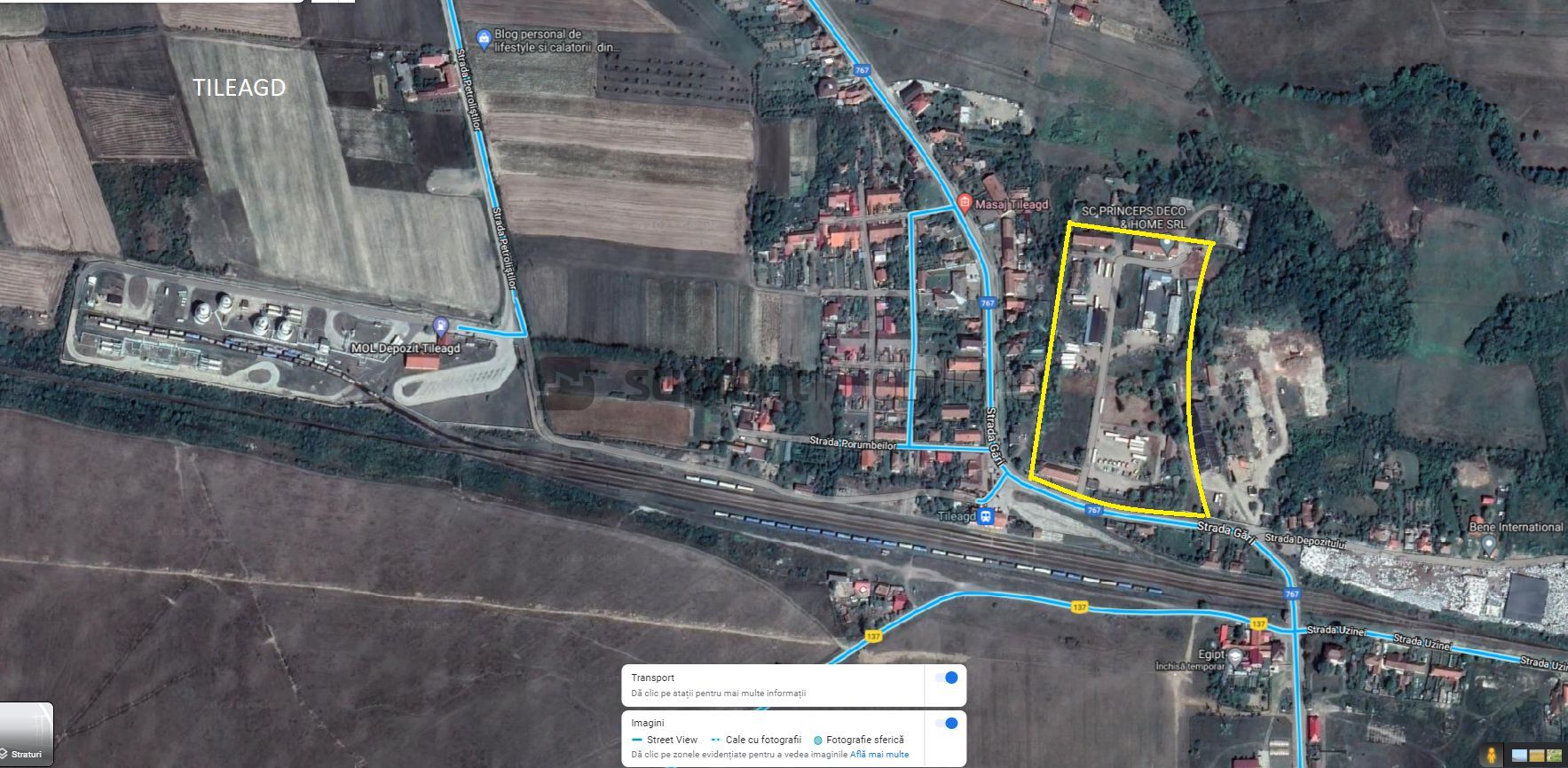 Spatii industriale si teren langa calea ferata Tileagd - Poză 3