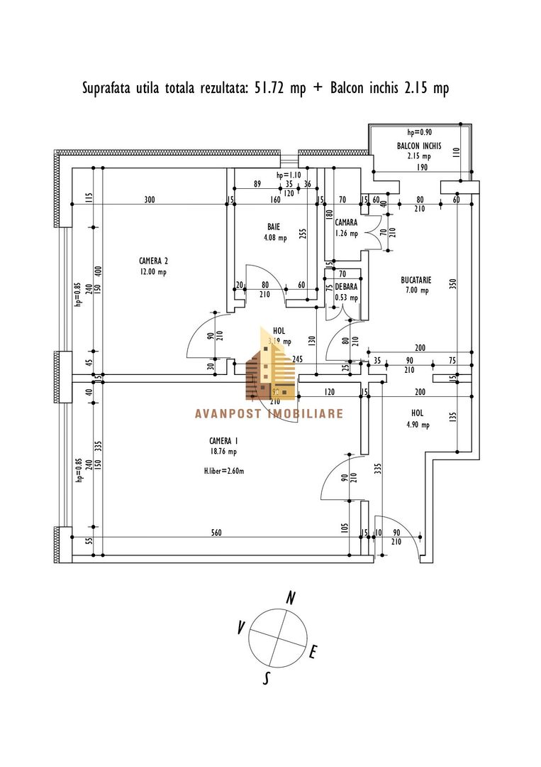 | Apartament cu 2 camere de vanzare | Cartierul Grigorescu | Parter| Decomantat| - Poză 2