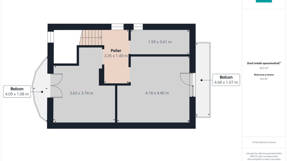 Duplex luminos 101 mp utili, teren 350mp în Covaci - Poză 14