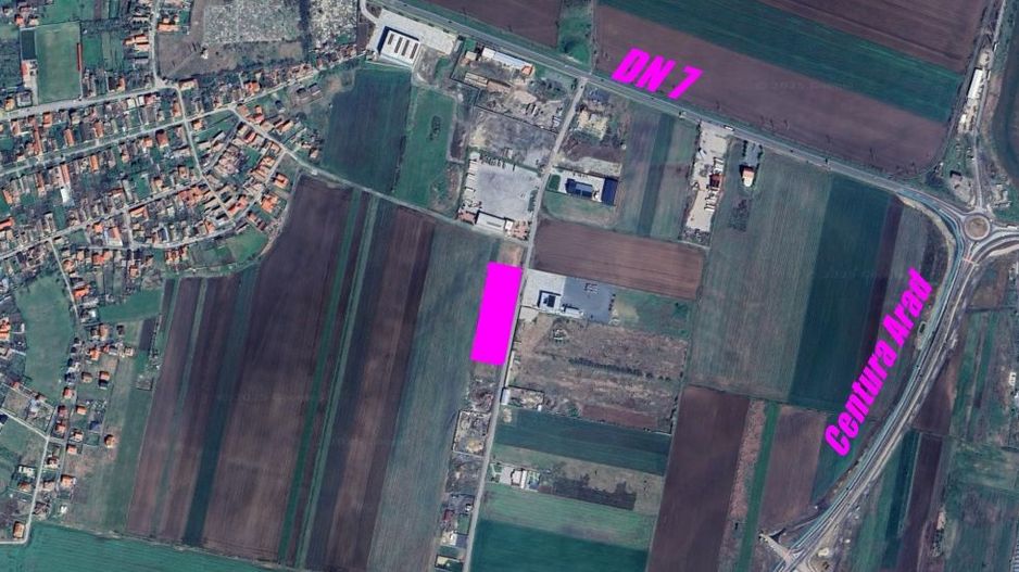 Teren cu acces DN7 și A1, ideal pentru dezvoltări industriale - Poză 1