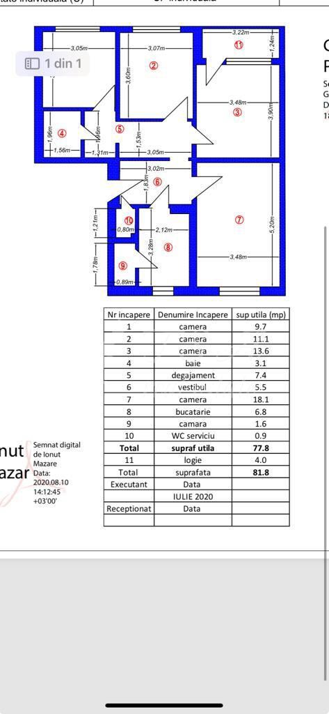 Apartament 4 camere Titan - Poză 10
