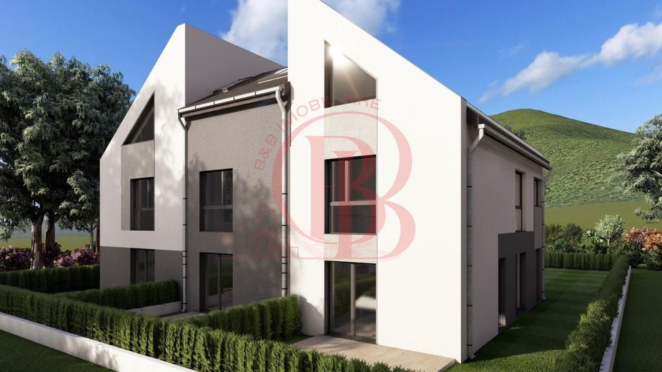 Vilă Triplex 4 Cam Arhitectură Modernă- Grădină Individuală -Panouri solare - Poză 2