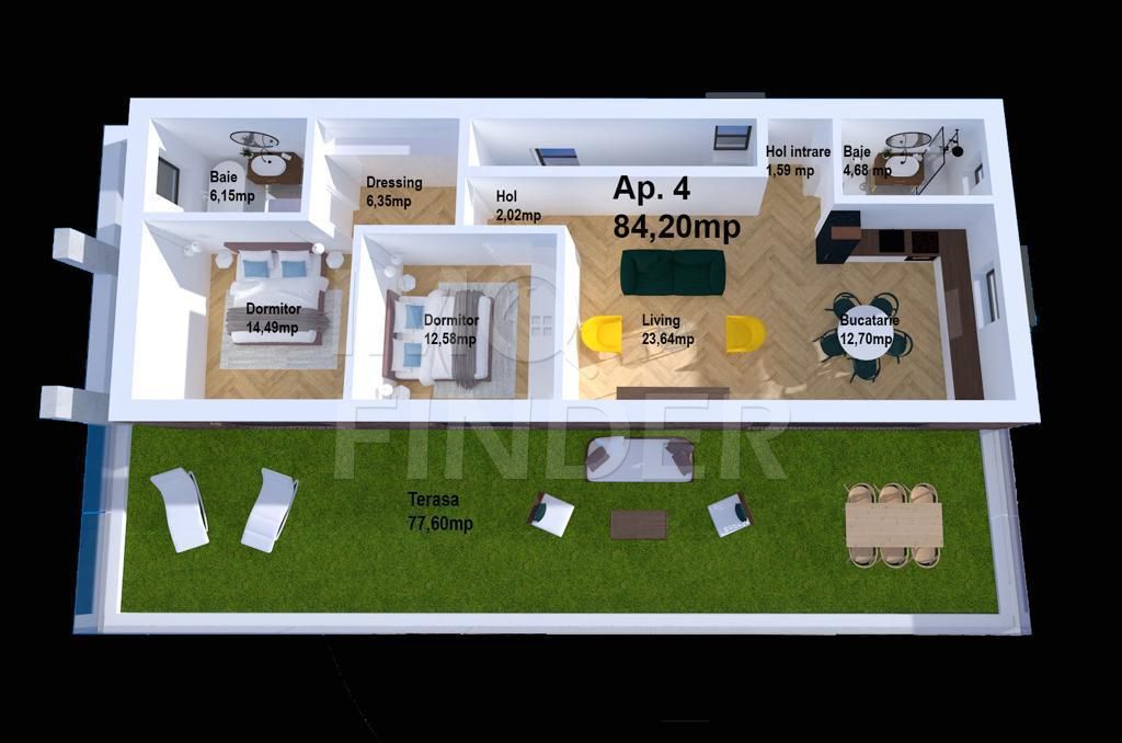 Vanzare 3 camere imobil nou zona Europa, imobil tip vila - Poză 2