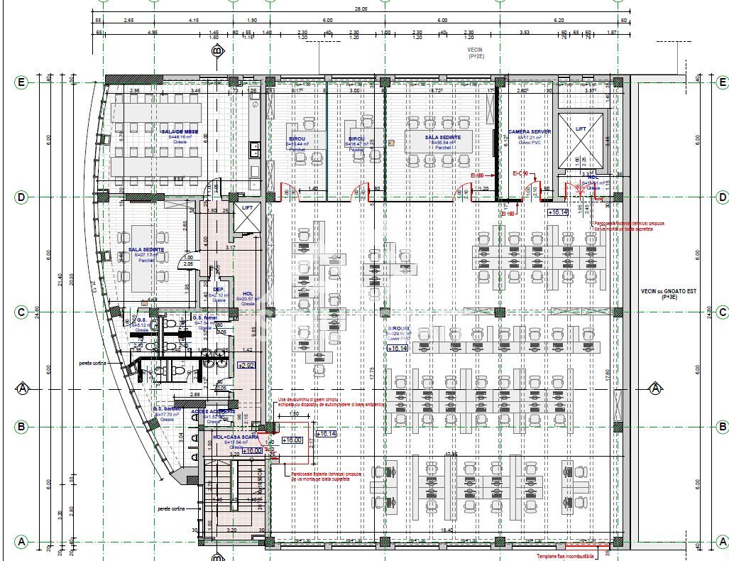 Spatiu de birouri de inchriat locatie centrala si vizibilitate buna - Schiță 29