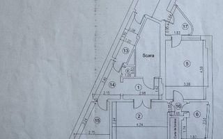 Zero comision, 110mp birou in imobil art deco Romana - Calea Victoriei - Schiță 7