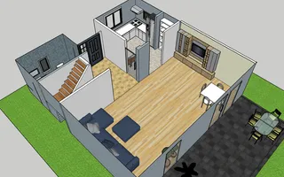 Casa  4 camere,2 bai,136 mp, 550 mp teren zona Corunca - Poză 14