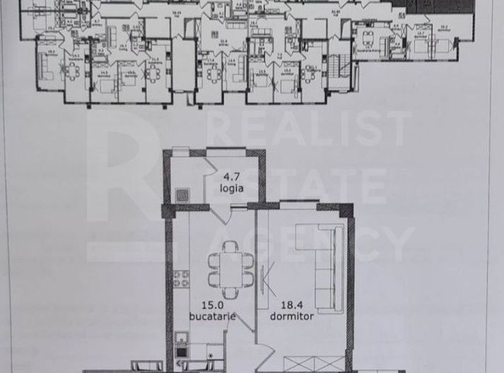 Vânzare, apartament, 2 camere, str. Alba Iulia, Buiucani - Poză 2