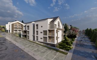 Garsonieră cu bucătărie separată – 36.37 mp utili + balcon– DaVinci Homes, Sibiu - Poză 1