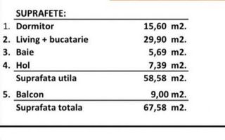 Apartament 2 Camere | 59 mp | Intermediar | Parcare | Zona VIVO BMW - Poză 9