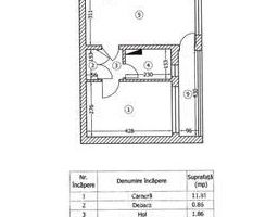 DE VANZARE 2 CAMERE - BULEVARDUL TIMISOARA-  - MALL PLAZZA - Schiță 8