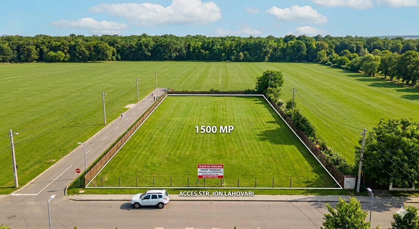 Teren 1500 mp Balotești | Investiție strategică - Poză 1