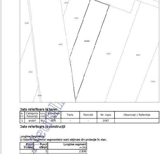 Teren Investiție | 25 €/mp | Acces Drum Metropolitan OSORHEI - Poză 7